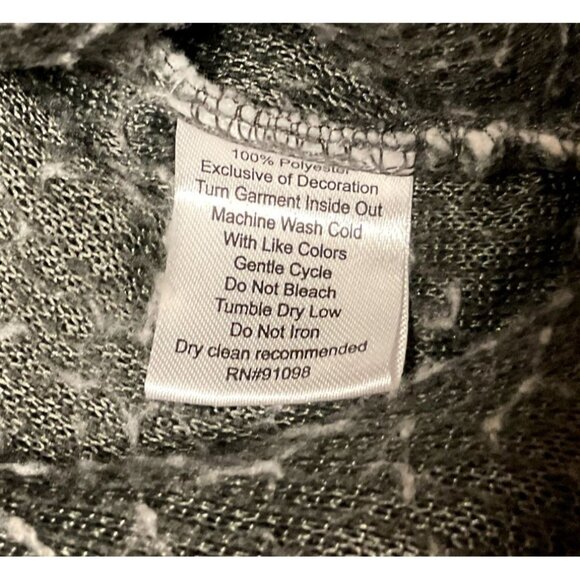 GRAY SHERPA PULLOVER JACKET SIZE S FLEECE 1/4 ZIP MOCK NECK WINTER SEATTLE WOMEN - Picture 5 of 6